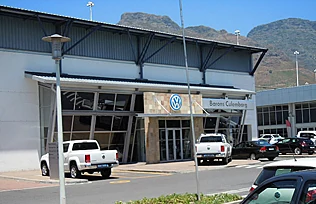 Barons Culemborg Volkswagen dealership below the mountain